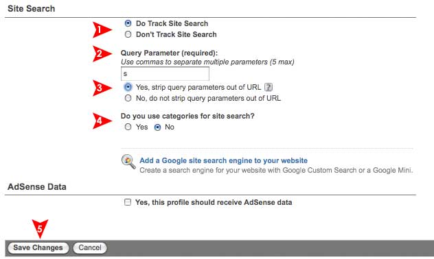 track site searches in google analytics